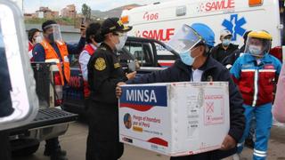 COVID-19: Cusco recibe 6.481 dosis de vacunas, correspondientes al segundo lote | VIDEO