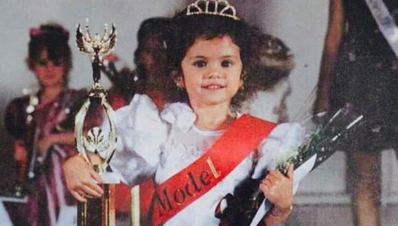 Selena Gómez mostró una tierna foto de su infancia