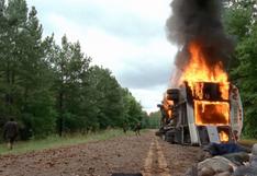 The Walking Dead: ¿por qué Lauren Cohan se divirtió tanto en este incendio?