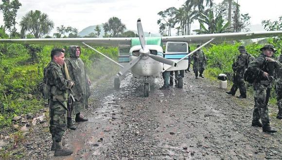 Vraem: dos avionetas bolivianas intervenidas en Pichari
