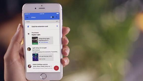 Google lanzó Inbox, la app para mejorar su servicio de email