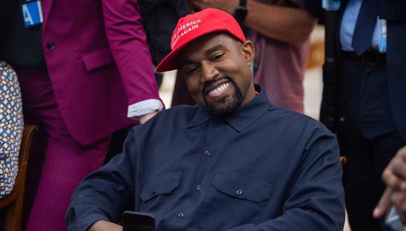 Kanye West anunció el 4 de julio que está desafiando a Donald Trump para la presidencia de Estados Unidos en 2020. (Foto: AFP / SAUL LOEB).