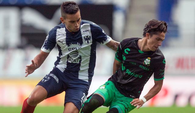 Monterrey empató 2-2 contra Santos Laguna por la fecha 3 del Apertura de la Liga MX | Foto: AFP