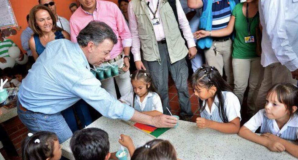 El mandatario colombiano salud&oacute; la iniciativa. (Foto: @JuanManSantos)
