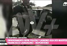 Los Olivos: enfrentamiento entre ‘marcas’ y PNP dejó dos muertos en Av. Gerardo Unger