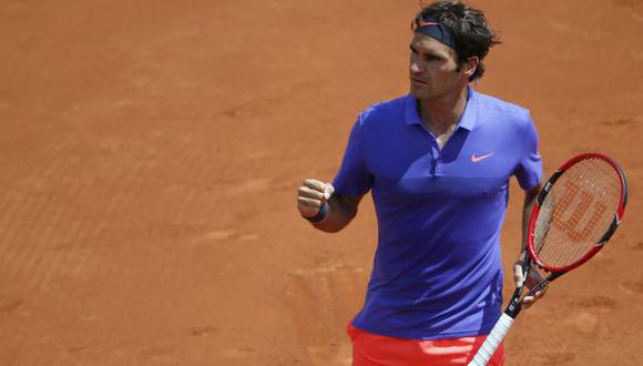 Federer venció a Monfils y avanzó a cuartos de Roland Garros