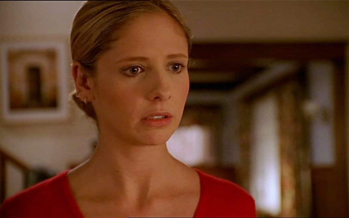 Buffy (Sarah Michelle Gellar) en el episodio "The body".