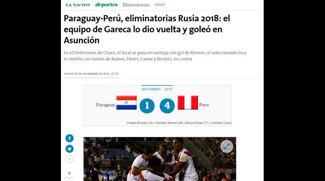 La opinión de la prensa mundial tras histórica goleada de Perú - 13