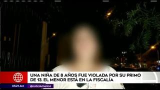 Adolescente de 13 años ultrajó sexualmente a su prima de 8 