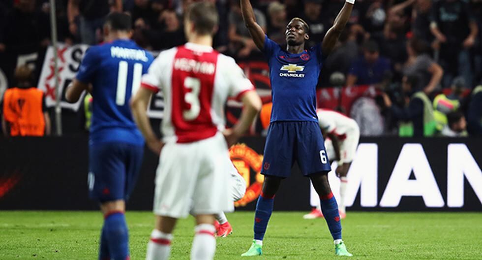 Gracias a Paul Pogba y Henrikh Mkhitaryan, el Manchester United se alzó por primera vez con la Europa League, el único título que le faltaba, ante el Ajax. (Foto: Getty Images)