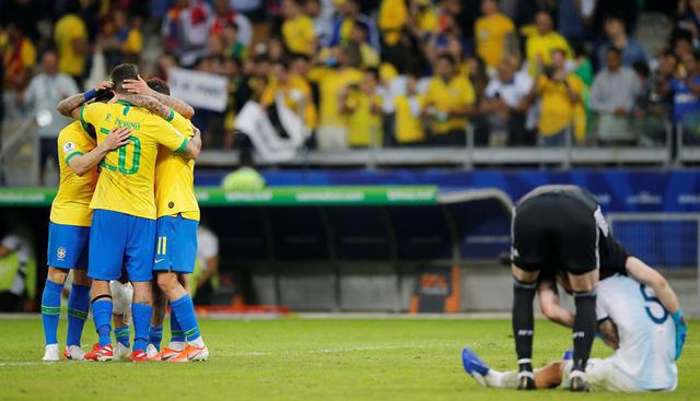 Argentina vs. Brasil. (Foto: AFP)