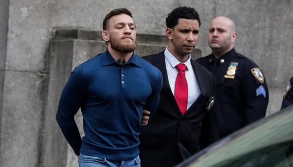 McGregor fue acusado de múltiples cargo en New York . (Foto: AFP)