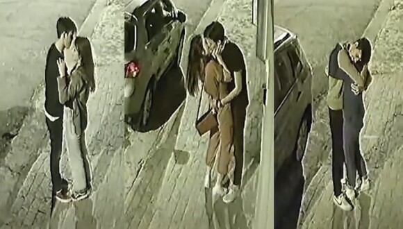 Una cámara de seguridad captó las escenas más tiernas de una pareja de enamorados, en Brasil. (Foto: TikTok / isabellafons1).