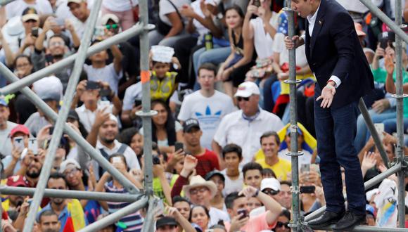 Juan Guaidó regresó este lunes a Venezuela, procedente de Panamá, luego de realizar una gira internacional por Brasil, Paraguay, Argentina y Ecuador. (Reuters)