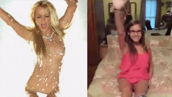 Música de Britney Spears ayuda a niña que sufrió ACV [VIDEO]