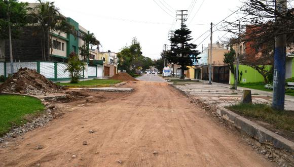 Magdalena del Mar: Obras en Jr. Bolívar demorarán tres meses