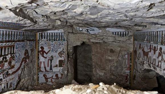 Egipto: descubren una tumba faraónica de la dinastía XVIII