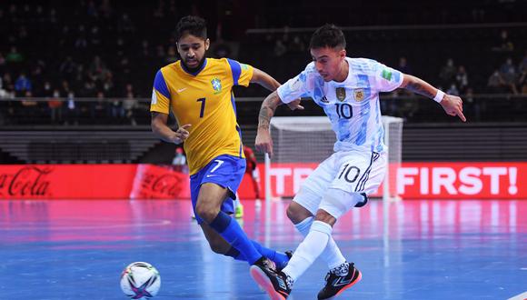 Argentina vs. Brasil por la semifinal del Mundial de Futsal 2021 | Foto: @Argentina