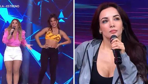 El regreso de Karen Dejo no le cayó nada bien a Rosángela Espinoza. (Foto: captura América TV)