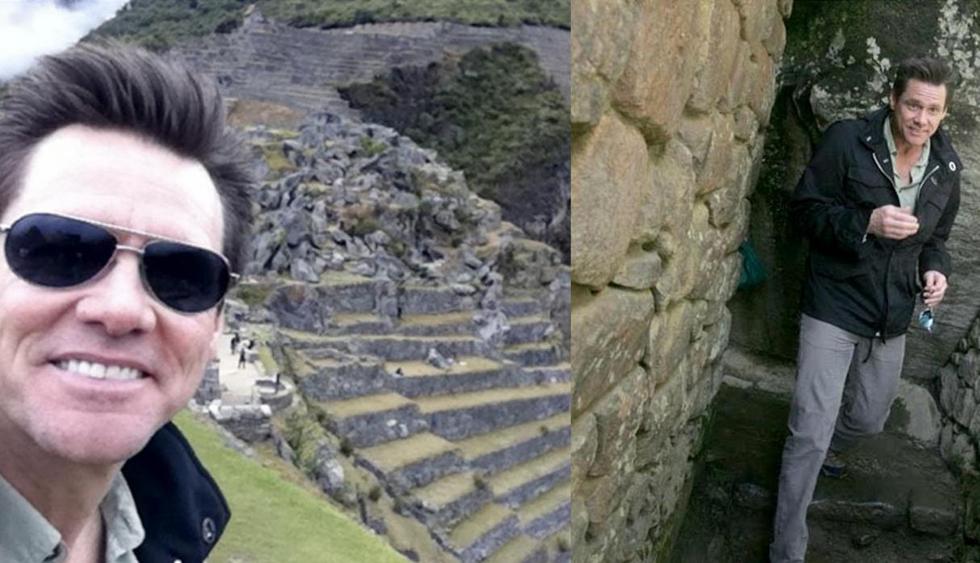 Jim Carrey. El actor canadiense llegó al Cusco en junio de 2011. Definió a Machu Picchu en un tuit como “Inca-redible”, haciendo una referencia que era "increíble". (Foto: Twitter @JimCarrey )