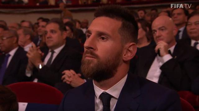 Lionel Messi y su reacción al no ganar el Premio Puskas FIFA | VIDEO. (Foto: AFP)