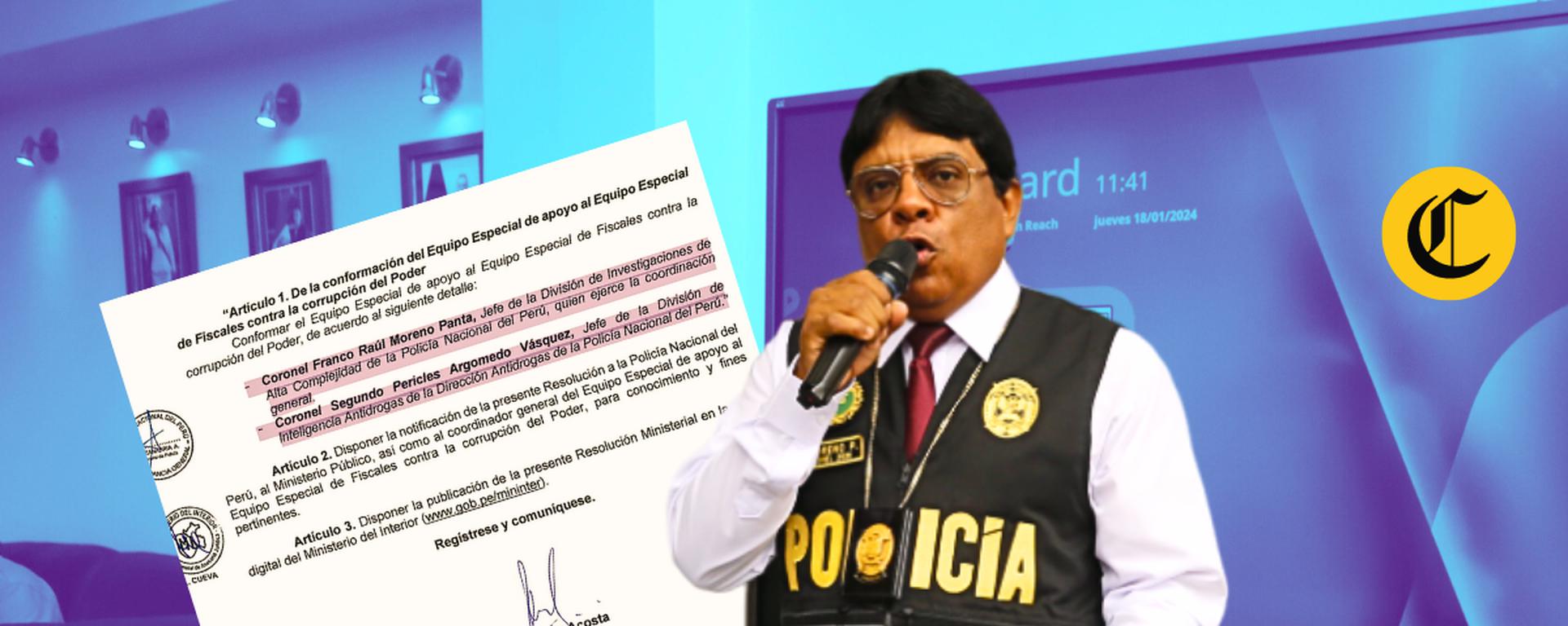 Harvey Colchado: ¿Quién es Franco Moreno Panta, designado como jefe de la Diviac y coordinador del Equipo Especial de la PNP?