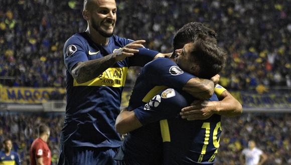 Boca Juniors goleó 3-0 al Tolima en la Bombonera por la Copa Libertadores. (Foto: AFP)