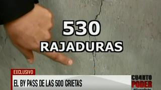 Túnel del by pass de Av. 28 de Julio presenta 530 grietas