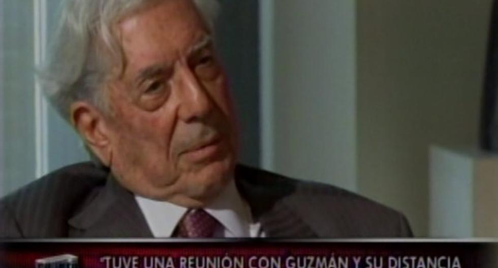 Vargas Llosa se pronunció sobre Julio Guzmán. (Foto: Captura)