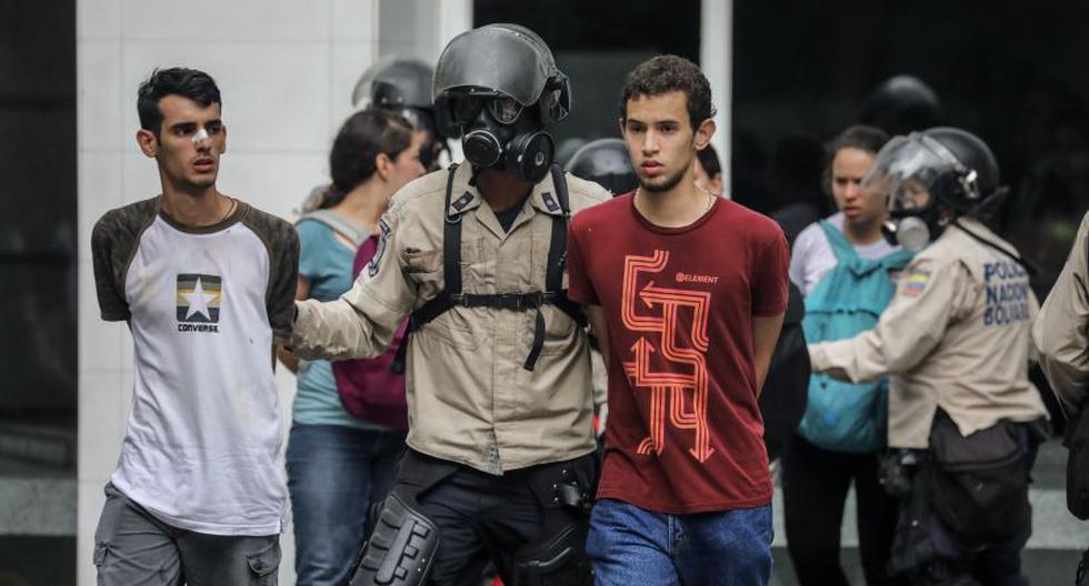 Estudiantes detenidos en protestas en Venezuela fueron liberados (EFE)