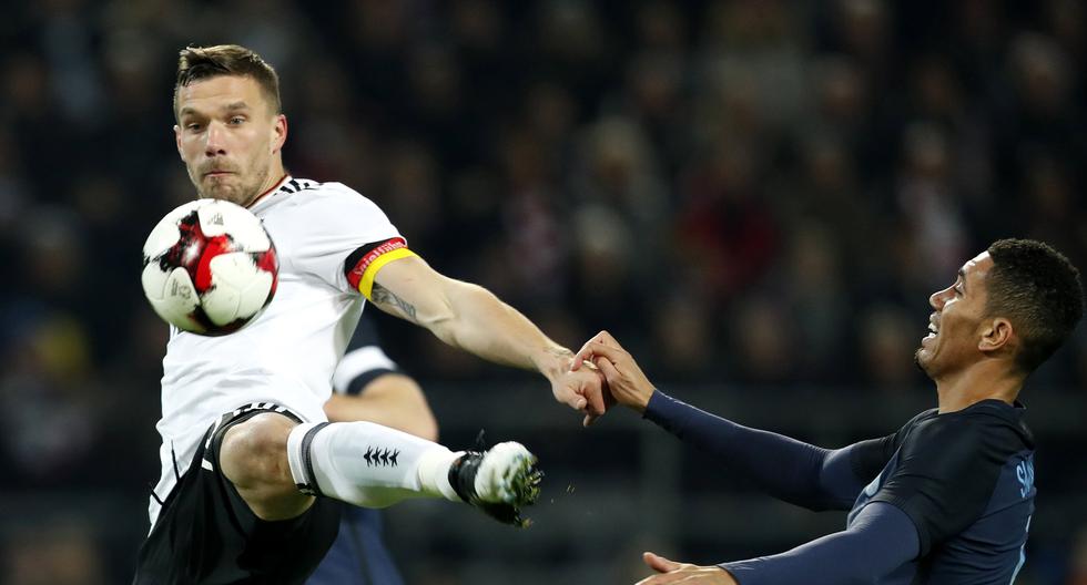 Lukas Podolski \'explotó\' el Signal Iduna Park con golazo en el Alemania vs Inglaterra. (Foto: EFE)