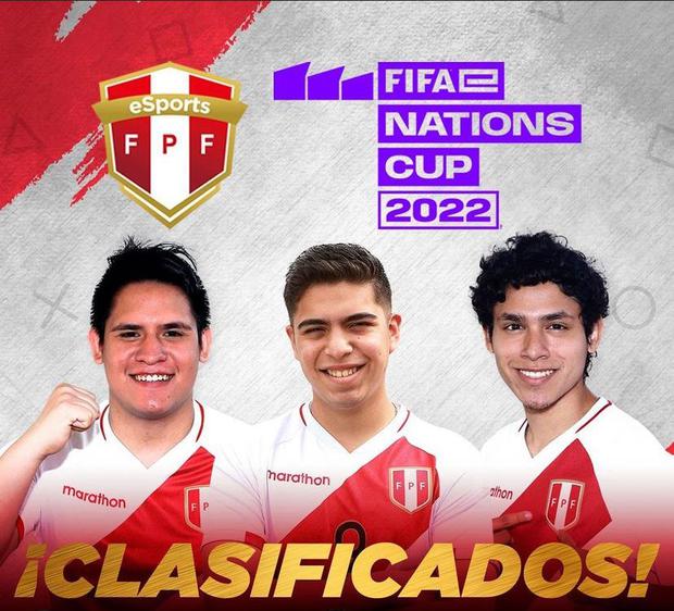 La eSelección de Perú clasificó al FIFAe Nations 2022 de la mano de Enzo Paredes, Doménico Suárez y Joseph Sotomayor.
