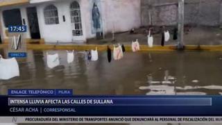 Piura: fuertes lluvias, relámpagos y vientos afectan la provincia de Sullana