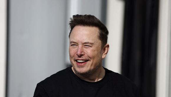 El director ejecutivo de Tesla, Elon Musk, durante una visita a la planta de automóviles eléctricos de la compañía en Gruenheide, cerca de Berlín, este de Alemania, el 13 de marzo de 2024. (Foto de Odd ANDERSEN / AFP)