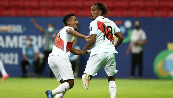 Con gol de André Carrillo, Perú le ganó 1-0 a Venezuela y accedió a los cuartos de final de la Copa América | Foto: Jesús Saucedo / @photo.gec