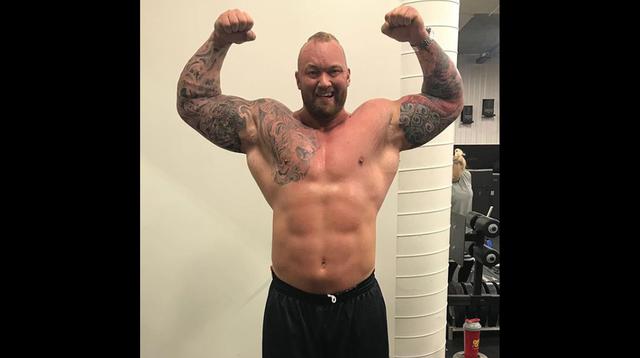 Hafþór Júlíus Björnsson, conocido por su papel de Ser Gregor Clegane 'La Montaña' en la serie "Game of Thrones".