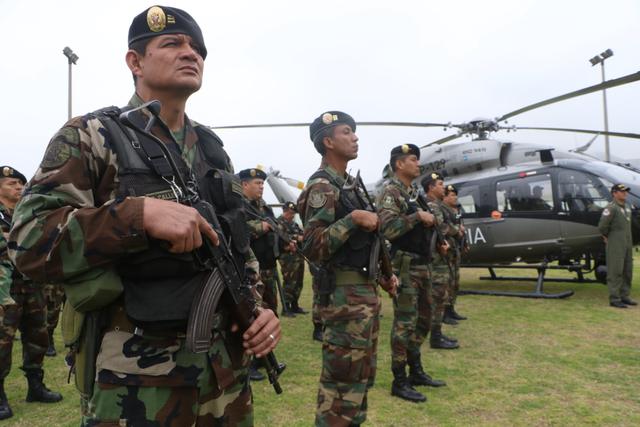 La Libertad: 100 policías y un helicóptero llegan a Trujillo para combatir criminalidad. (Foto: Johnny Aurazo)