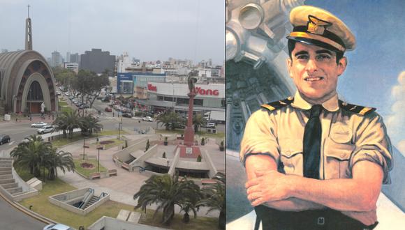Monumento en homenaje al héroe peruano fue realizado por el escultor Miguel Baca Rossi en la década de los 70s. (Foto: El Comercio / FAP)