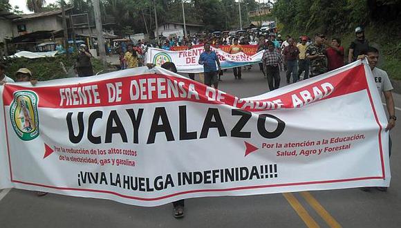 "Ucayali pierde S/ 5 millones diarios por paro regional"