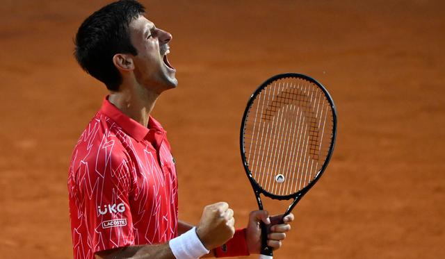 Novak Djokovic vs. Diego Schwartzman: las imágenes de la final del Masters 1000 de Roma | Foto: AFP