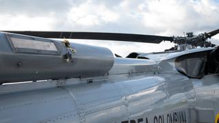 Millonaria recompensa por información sobre ataque a helicóptero de presidente colombiano