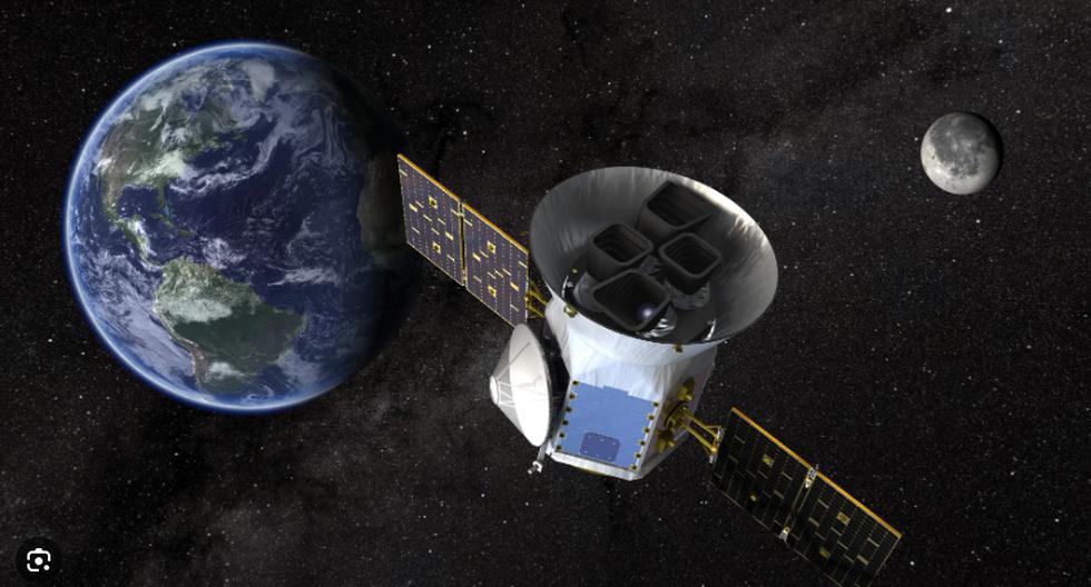 Ilustración artística de un satélite de estudio de exoplanetas.
(Referencial, Centro de Vuelos Espaciales Goddard de la NASA).