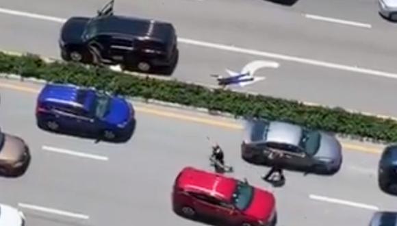 Tiroteo en Miami cerca a un hotel de Trump deja un muerto y varios heridos. (Captura)