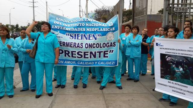 Enfermeras de INEN denuncian contrato irregular de practicantes - 1