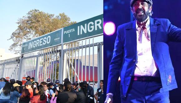 El 22 de noviembre del 2022, decenas de usuarios no pudieron ingresar al primer concierto de Juan Luis Guerra, debido a que se sobrepasó el aforo del local “Arena Perú”. (GEC)