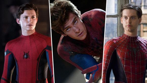 Tom Holland, Andrew Garfield y Tobey Maguire son los últimos actores que han interpretado al Hombre Araña.  (Foto: Sony Pictures)