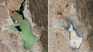 La NASA muestra cómo fue secándose el lago boliviano Poopó