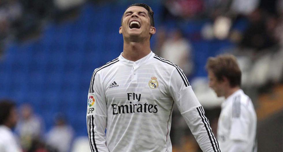 Cristaino Ronaldo se mostró algo fastidiado por el rendimiento del Real Madrid ante el Sporting Lisboa (Foto: EFE)