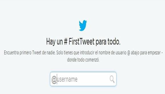 Twitter te permite conocer tu primer tuit