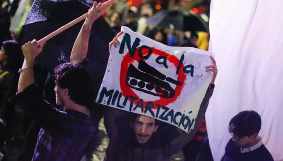 La reforma legal que hará que la Guardia Nacional esté adscrita a la Secretaría de Defensa ha enfrentado muchas protestas en México. GETTY IMAGES